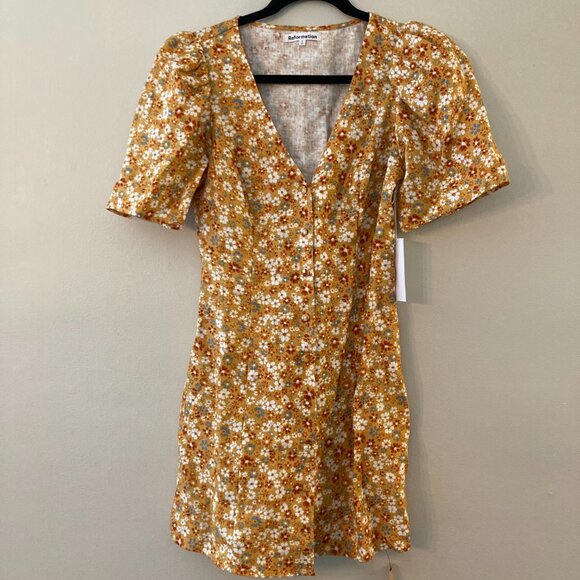 Reformation Joelle Linen Dress - Picture 2 of 4